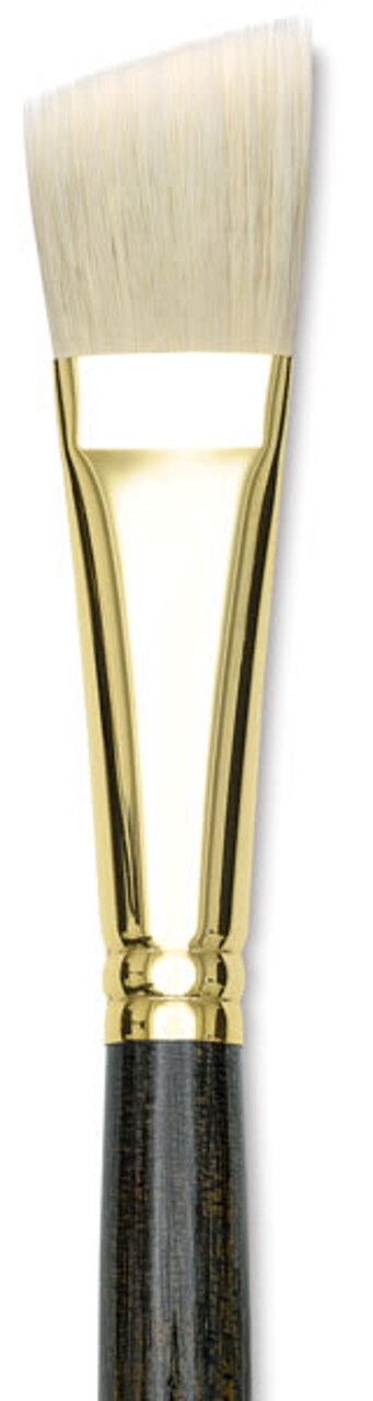 Princeton Series 6300 Dakota Synthetic Bristle Brush - Angular Bright, Long Handle, Size 12